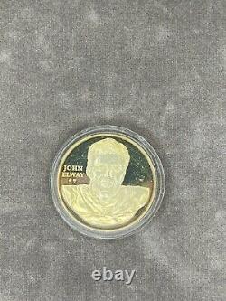 1996 NFL Chosen Few 24K Gold Plated. 999 Silver Coin Set of 8 Only 50 Made