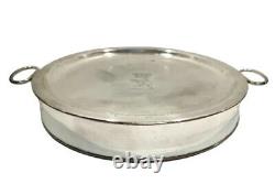 19C Best Sheffield English Silverplate (Not Sterling) Hot Water Warming Plate