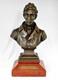 19thC French Bronze Mathieu de Dombasle Bust Trophy. Luneville Agricultural Fair