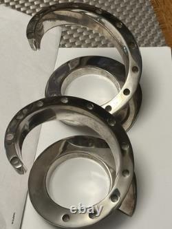 1st GEN 1960's DANSK Designs France Silver-Plate Helix Shaped 12 Candle Holders