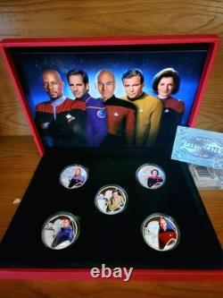 2025.999 Fine Silver Plated- Star Trek Original Series Collector Set-With Cert