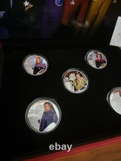 2025.999 Fine Silver Plated- Star Trek Original Series Collector Set-With Cert