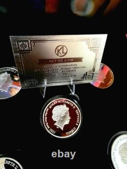 2025.999 Fine Silver Plated- Star Trek Original Series Collector Set-With Cert