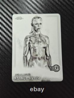 2025 Topps Chrome Marvel Studios Shalla-bal Silver Surfer 1/1 Printing Plate UK