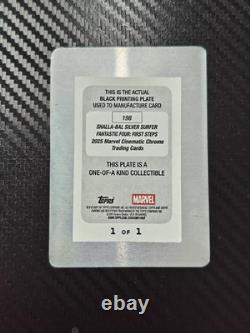 2025 Topps Chrome Marvel Studios Shalla-bal Silver Surfer 1/1 Printing Plate UK