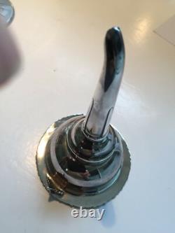 20th Century Antique Silver Plated Wine Decanter Funnel