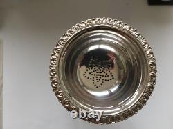 20th Century Antique Silver Plated Wine Decanter Funnel