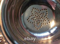 20th Century Antique Silver Plated Wine Decanter Funnel