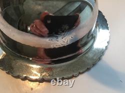 20th Century Antique Silver Plated Wine Decanter Funnel