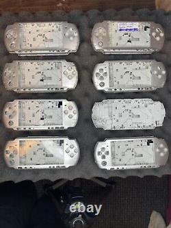 23 PSP 3000 Original Genuine Housing Casing Shell Silver Black Face Plate