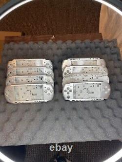 23 PSP 3000 Original Genuine Housing Casing Shell Silver Black Face Plate