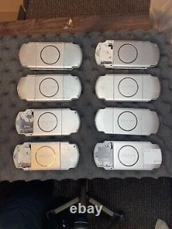 23 PSP 3000 Original Genuine Housing Casing Shell Silver Black Face Plate
