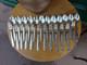24-Piece Silver Plated Cutlery Set Grand Prix Monaco Checkerboard Silver
