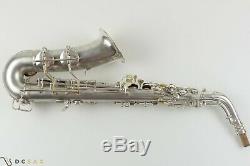 262, xxx Conn 6M Transitional Alto Saxophone, Original Silver Plate, Overhaul