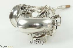 262, xxx Conn 6M Transitional Alto Saxophone, Original Silver Plate, Overhaul