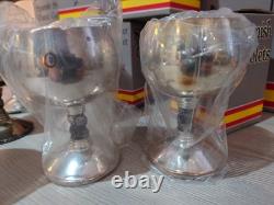 28x Spanish Silver Plated Goblets 1970s Original