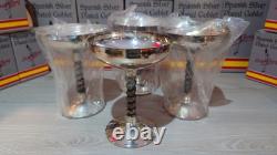 28x Spanish Silver Plated Goblets 1970s Original