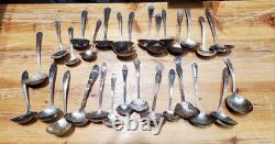 29=silver Plated Gravy Ladles For Crafting-collecting- Lot#cc1