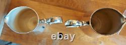 2x Sambonet Contour Milk Jugs 53006-06 High Quality Pre-Loved Silverplated