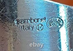 2x Sambonet Contour Milk Jugs 53006-06 High Quality Pre-Loved Silverplated