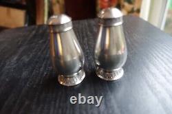 (3) Christofle Malmaison Silver Plated Salt & Pepper Shaker Set