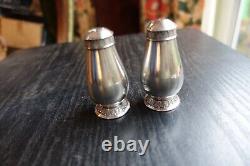 (3) Christofle Malmaison Silver Plated Salt & Pepper Shaker Set