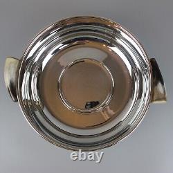 3 Serving Dishes Bowls. Silver plated/metal. Horn handles. Plata Lappas Set