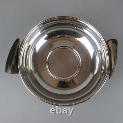 3 Serving Dishes Bowls. Silver plated/metal. Horn handles. Plata Lappas Set