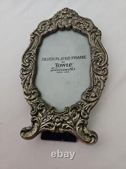 3 Silver Plated Photo Frames By Towle Silversmiths Since 1690