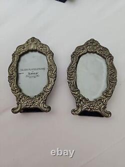 3 Silver Plated Photo Frames By Towle Silversmiths Since 1690