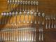 48pc Vintage Silver Plated Cutlery Job Lot Mappin Webb James Dixon Spoons Forks