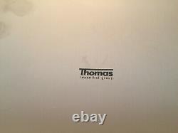 4 Thomas Vario Stainless Steel Service Plates Charger Triangle Rosenthal Group