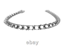 4x5 mm Oval Bracelet Blanks Sterling Silver oval bracelet Mountings 925 silver