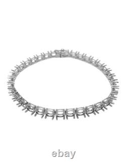 4x5 mm Oval Bracelet Blanks Sterling Silver oval bracelet Mountings 925 silver