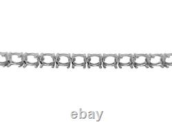 4x5 mm Oval Bracelet Blanks Sterling Silver oval bracelet Mountings 925 silver