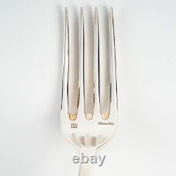 54pcs Round Point Dior Silver Metal Plated Silver Flatware Cutlery Housewife