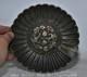 5.6 Antique Chinese 100% Fine Silver Dynasty Flower Phoenix Bird Tray Plate