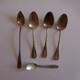 5 Silver Metal Silver Plated Tableware Vintage 19th Century France N3387