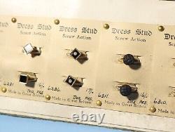 60 ART DECO Salesman Sample Cufflinks & Dress Studs Gold Plated Silver etc. READ