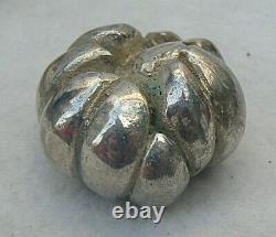 6 1970's Maitland Smith Silver Plated Bronze or Brass Vegetables Corn Beans Etc