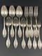 6 Large Spoons 6 Table Forks In Silver Plated Louis XVI Style