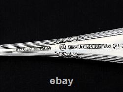 6 Settings 50pc Canteen Gee & Holmes Reed Leaf Cutlery Silver Plated Vintage