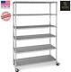 6 Shelf Wire Shelving Metal Storage Rack Heavy Duty Zinc Plated Steel