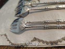 6 Small Fork Dessert SFAM Metal Silver Model Sleeve At Russian 13,8