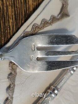 6 Small Fork Dessert SFAM Metal Silver Model Sleeve At Russian 13,8