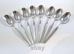 8 person Mid Century Modern Vintage WMF Germany Silver Plate Madrid Cutlery Set