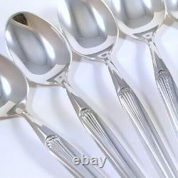 8 person Mid Century Modern Vintage WMF Germany Silver Plate Madrid Cutlery Set