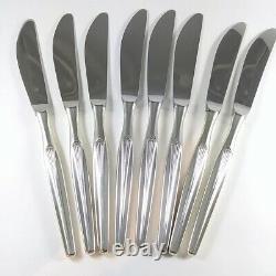 8 person Mid Century Modern Vintage WMF Germany Silver Plate Madrid Cutlery Set