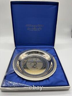 925 Sterling Silver Inlaid 24k Yellow Gold University Of Oklahoma Alumni Plate