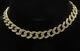 925 Sterling Silver Petite Topaz Shiny Gold Plated Curb Chain Necklace- NE2267